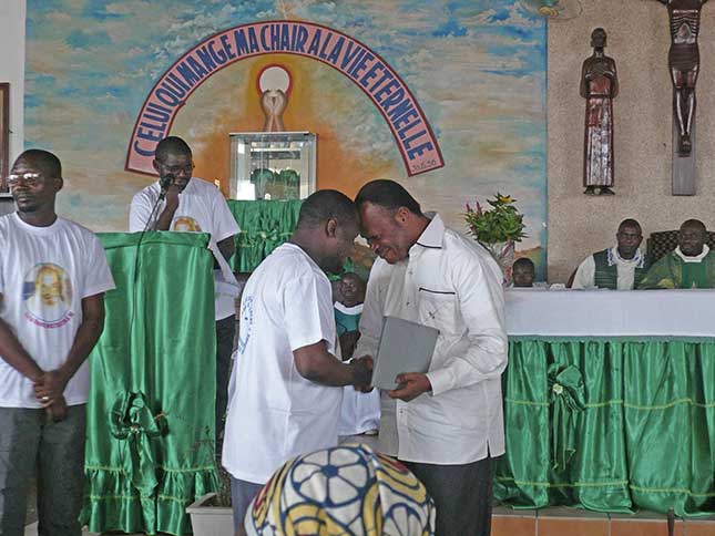 Église de la communauté marianiste de Voka au Congo