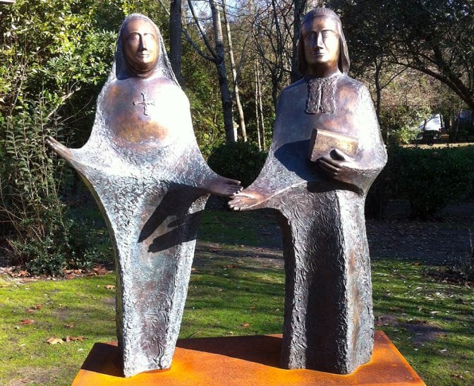 Bénédiction des statues des Fondateurs à Grand-Lebrun